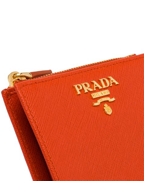 prada mini leather wallet|prada billfold wallet.